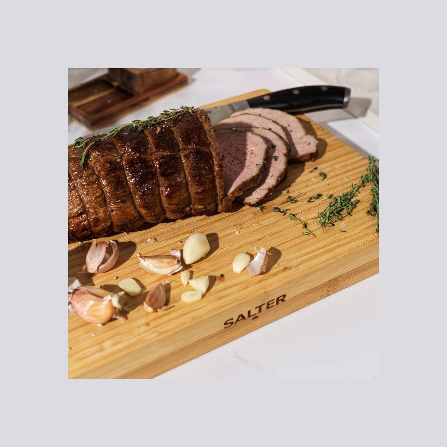 Salter BW13307RD Bamboo Chopping Board