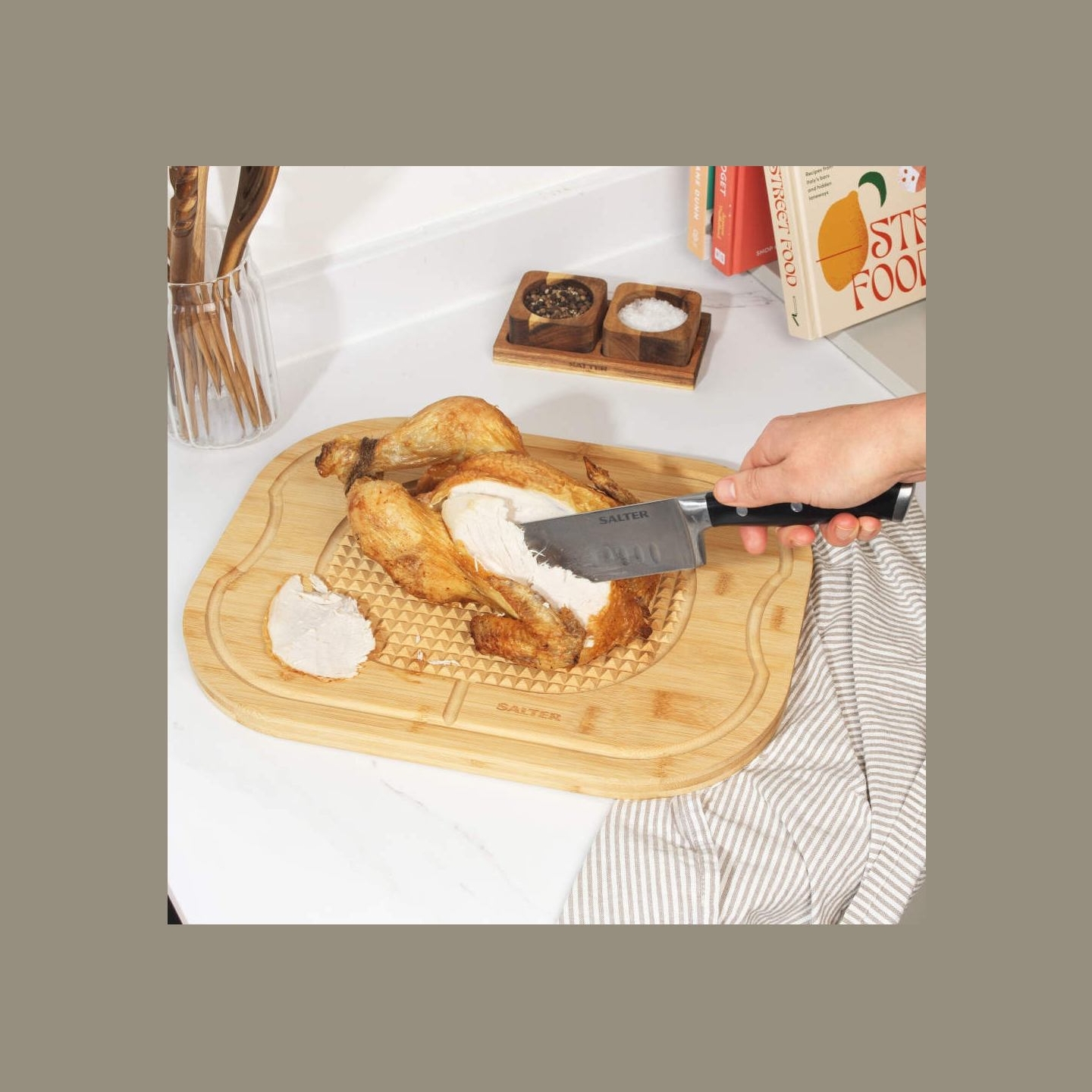 Salter BW072712EU7 Bamboo Carving Board