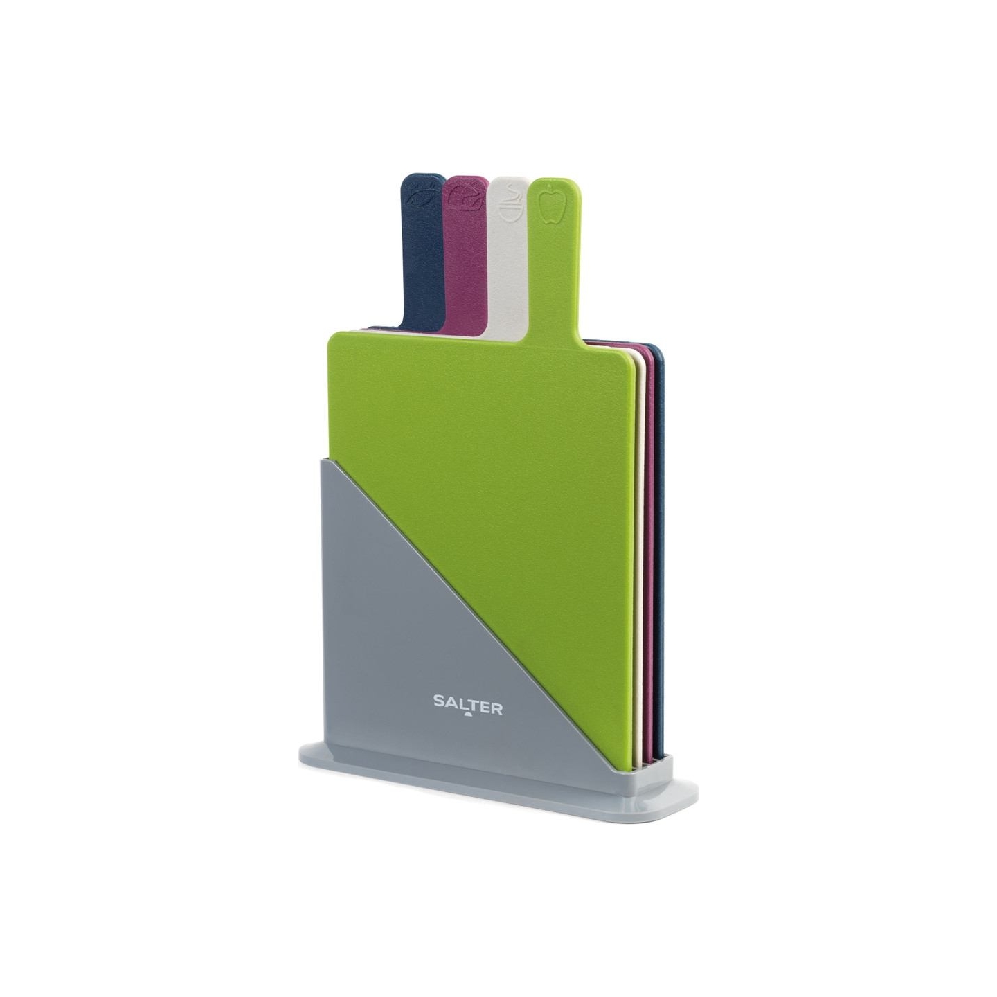 Salter BW047683EU7 Multicoloured 4-Piece Chopping Board Set