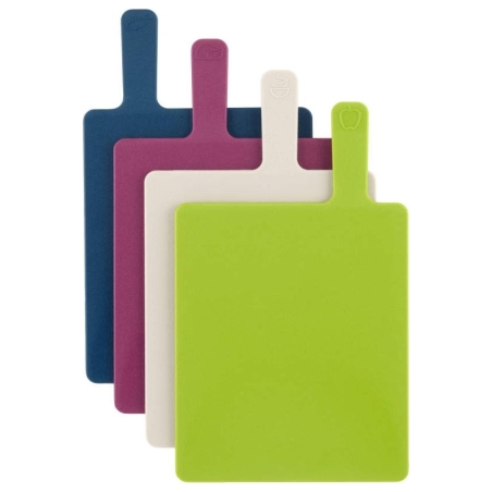 Salter BW047683EU7 Multicoloured 4-Piece Chopping Board Set