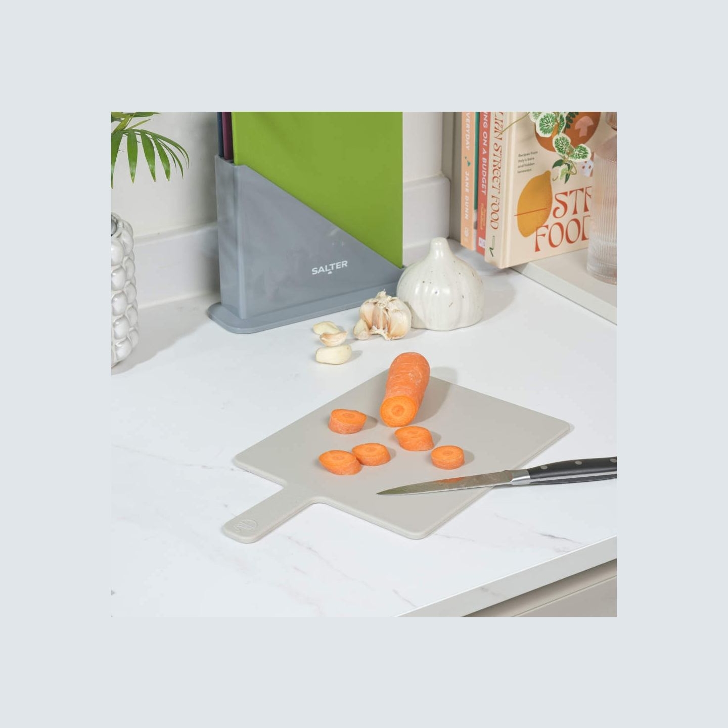 Salter BW047683EU7 Multicoloured 4-Piece Chopping Board Set