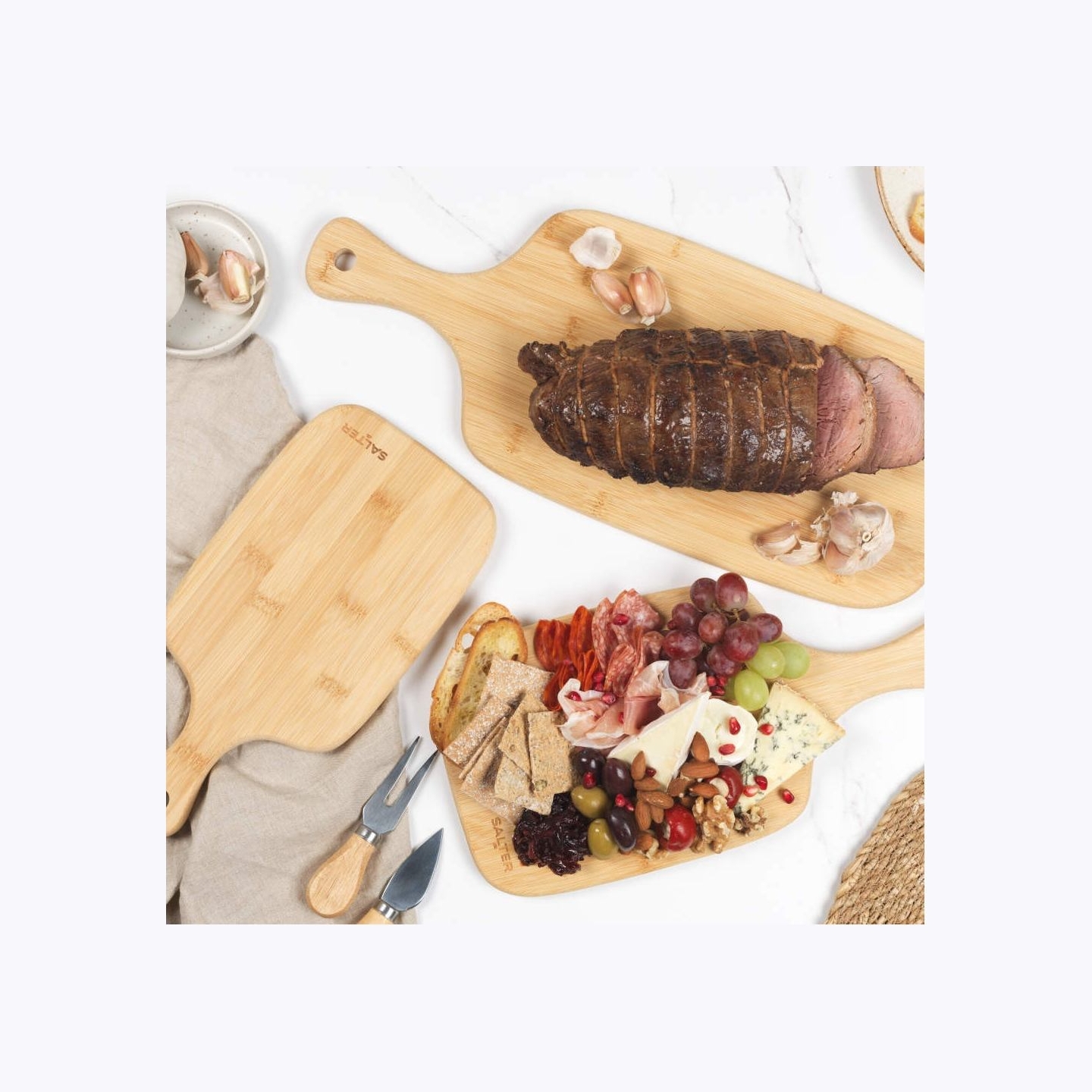 Salter BW067322EU7 3 Piece Chopping Board Set