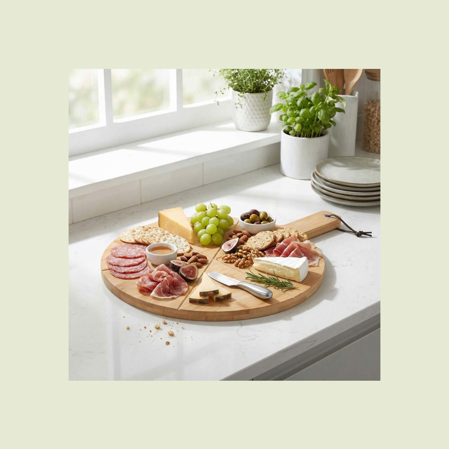 Salter BW14821 Toronto 12" Pizza Board & Cutter Set