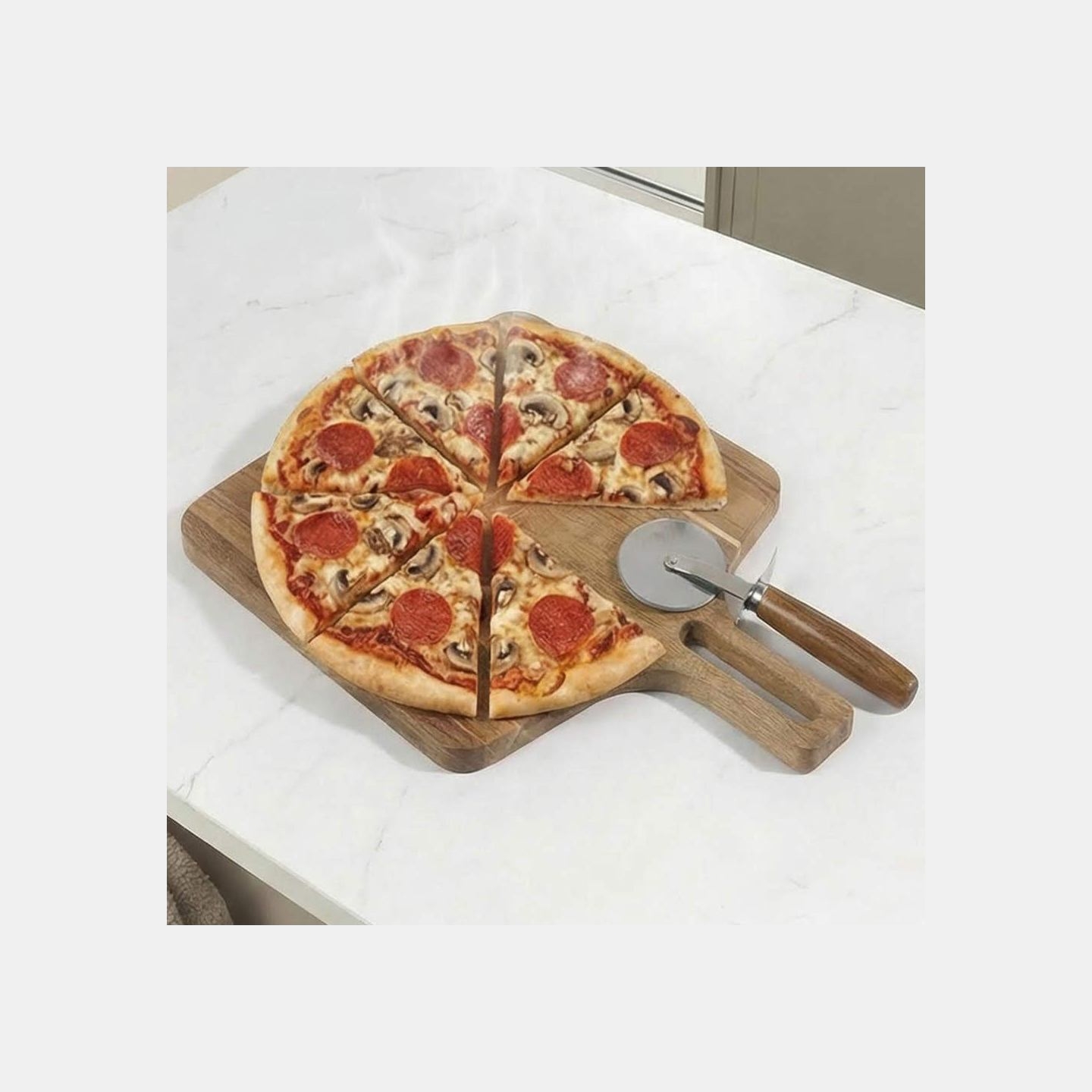 Salter BW14825 Toronto 12" Pizza Board & Cutter Set