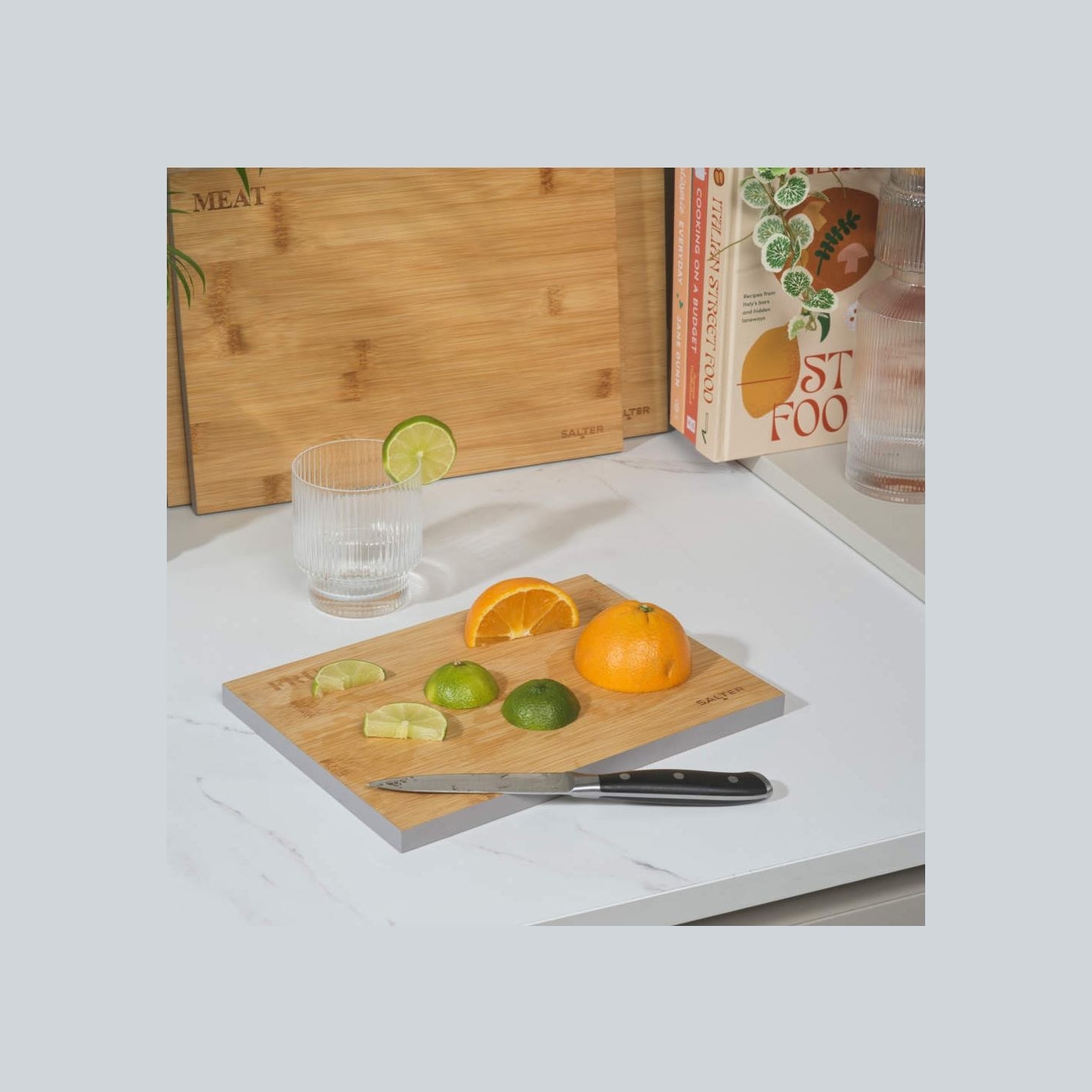 Salter BW072812EU7 3 Piece Bamboo Chopping Board Set