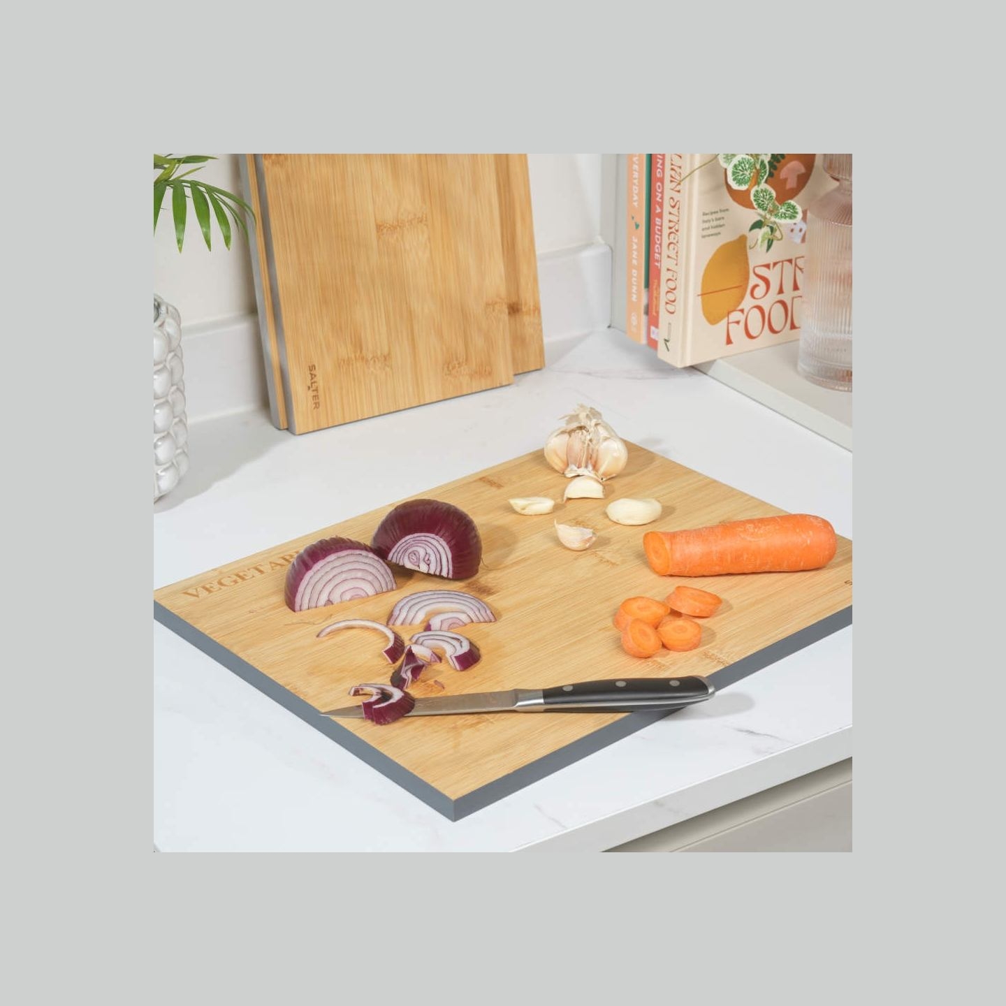 Salter BW072812EU7 3 Piece Bamboo Chopping Board Set