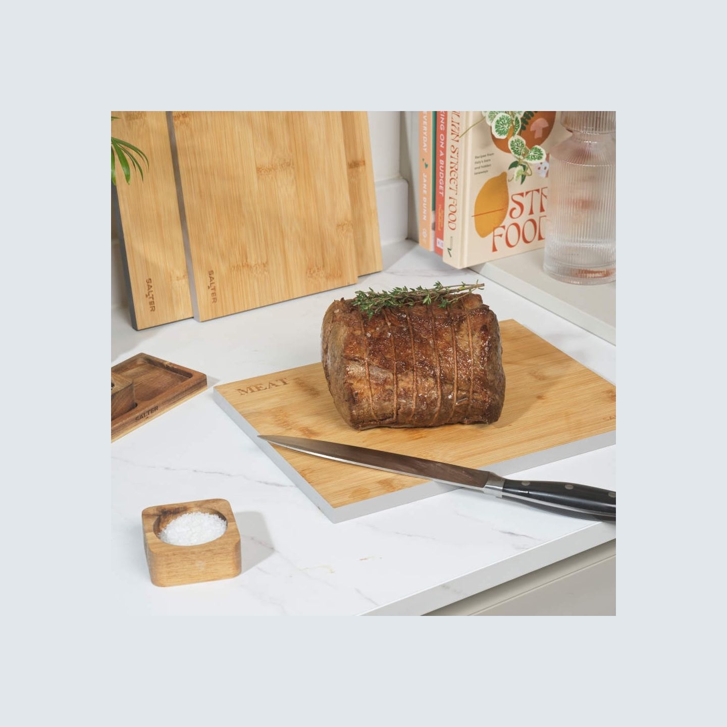 Salter BW072812EU7 3 Piece Bamboo Chopping Board Set