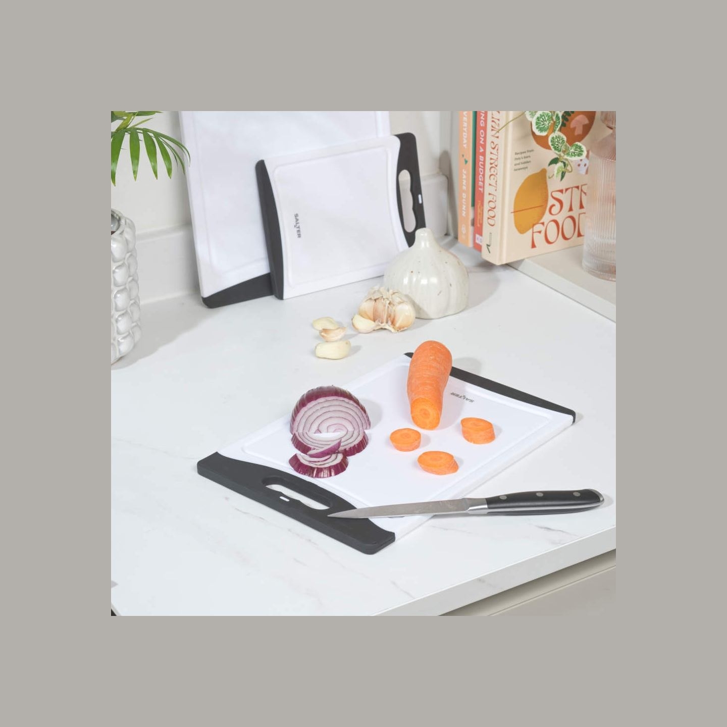 Salter BW13904 3 Piece Double-Sided Chopping Board Set