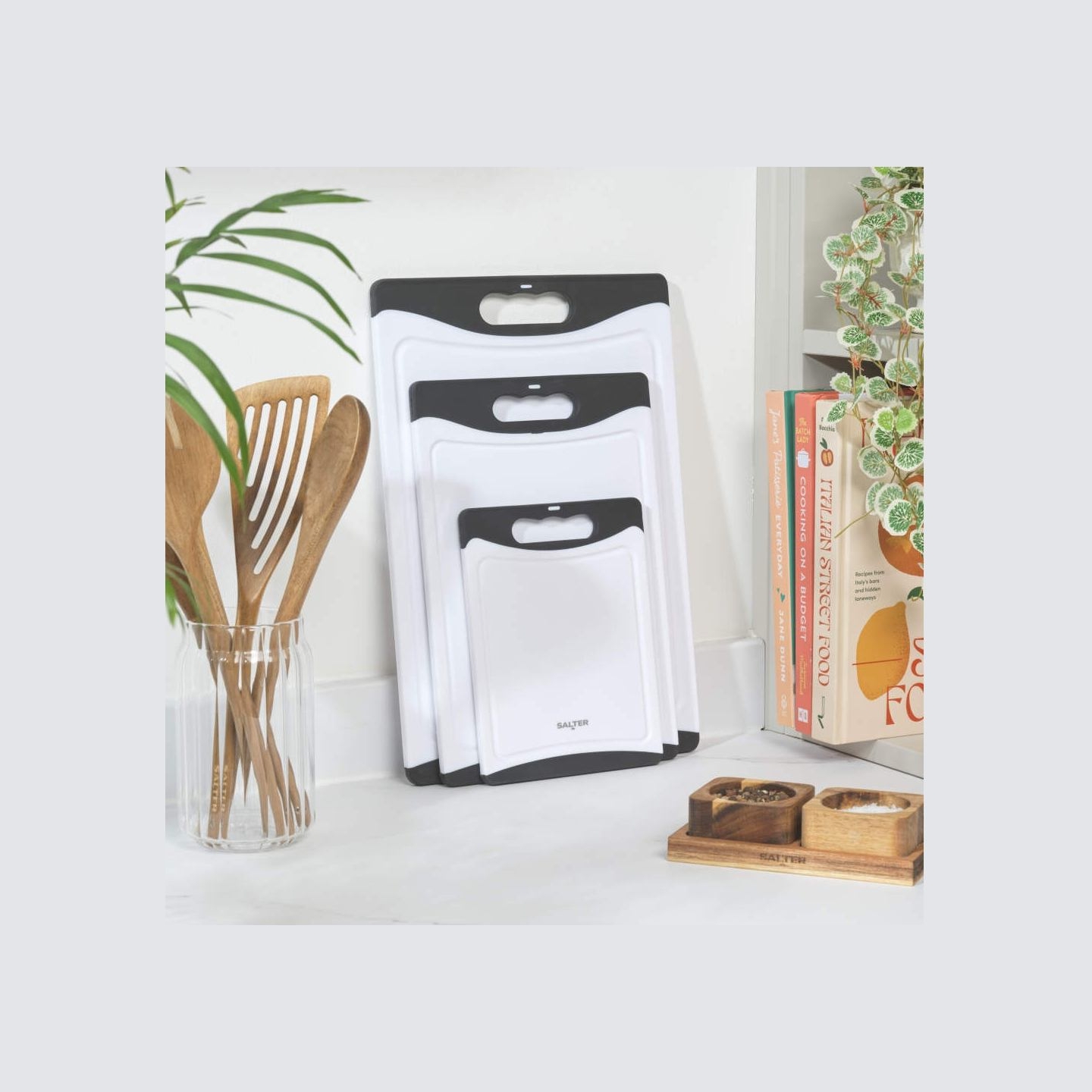 Salter BW13904 3 Piece Double-Sided Chopping Board Set