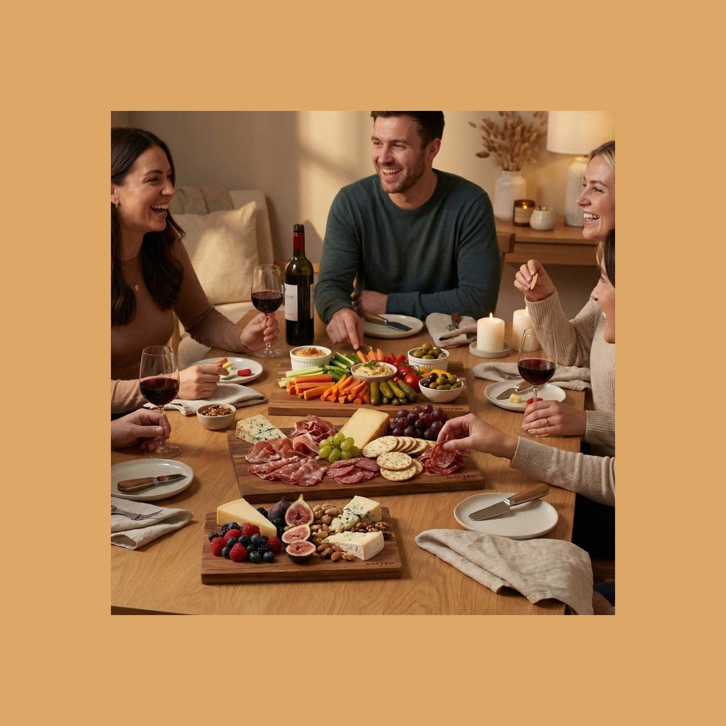 Salter BW14740  Acacia   3 Piece Chopping Board Set