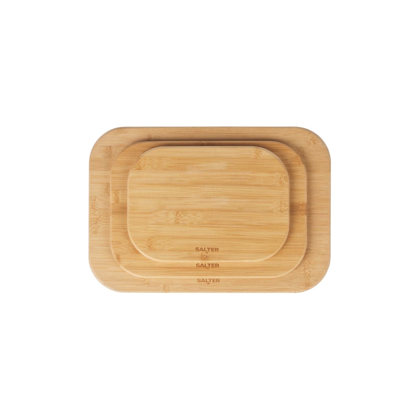 Salter BW14107 Simple Prep Bamboo Chopping Board Set