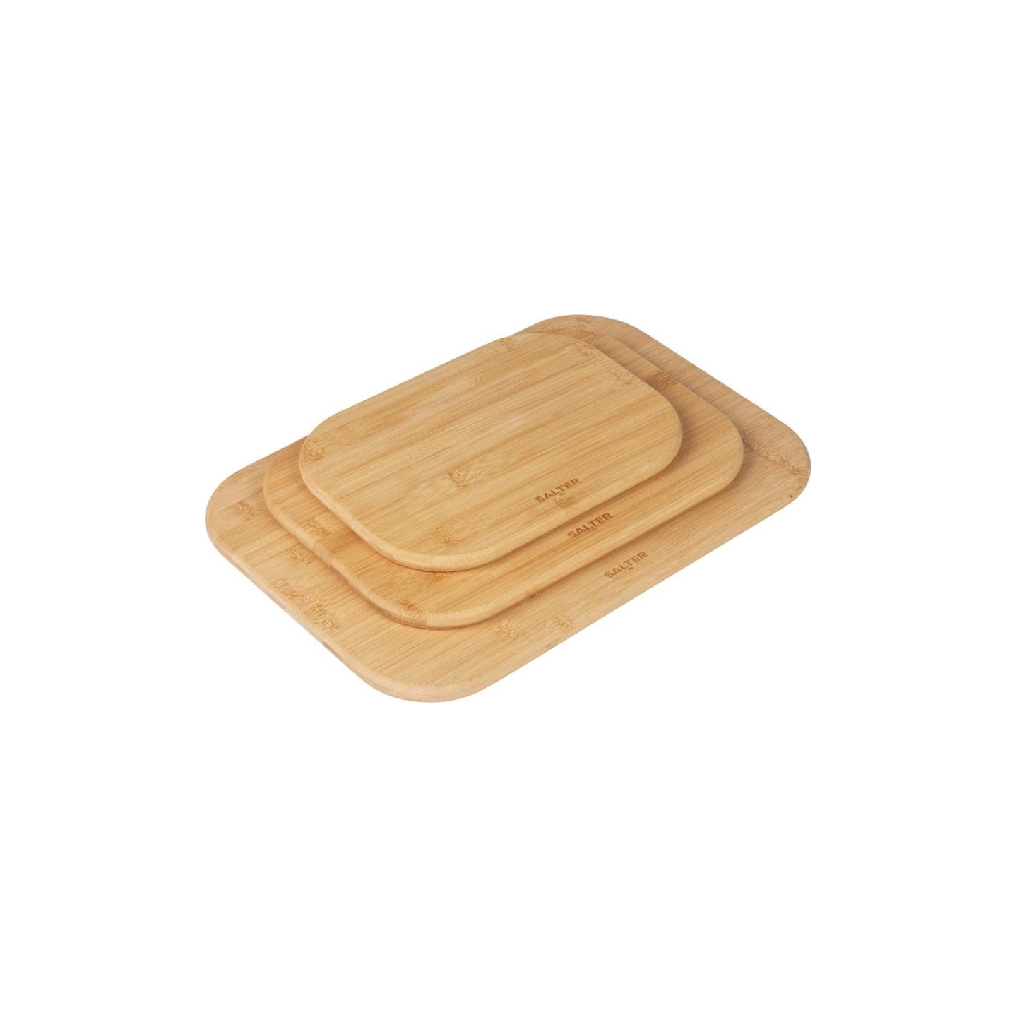 Salter BW14107 Simple Prep Bamboo Chopping Board Set