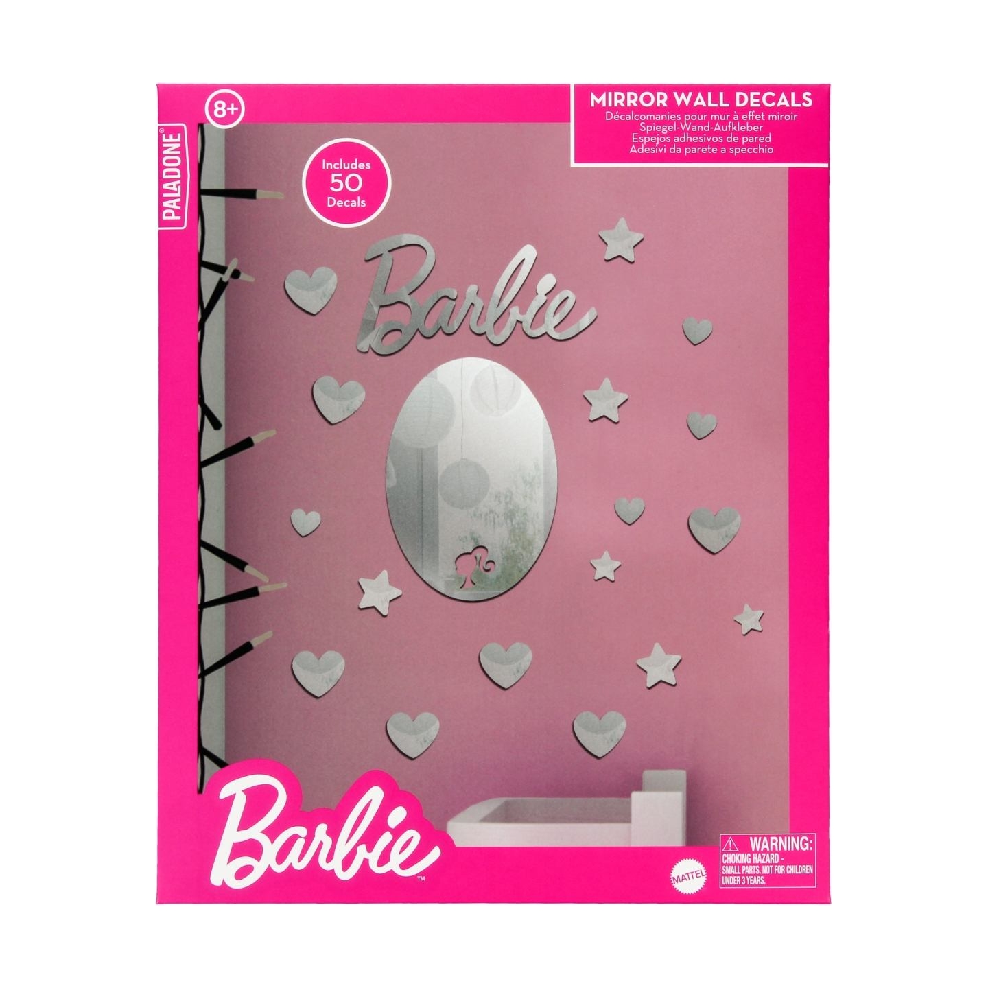 Paladone Barbie Mirror Wall Decals