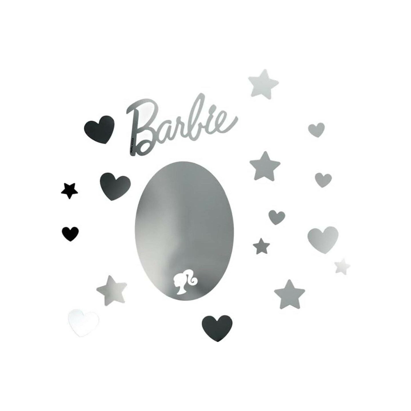 Paladone Barbie Mirror Wall Decals