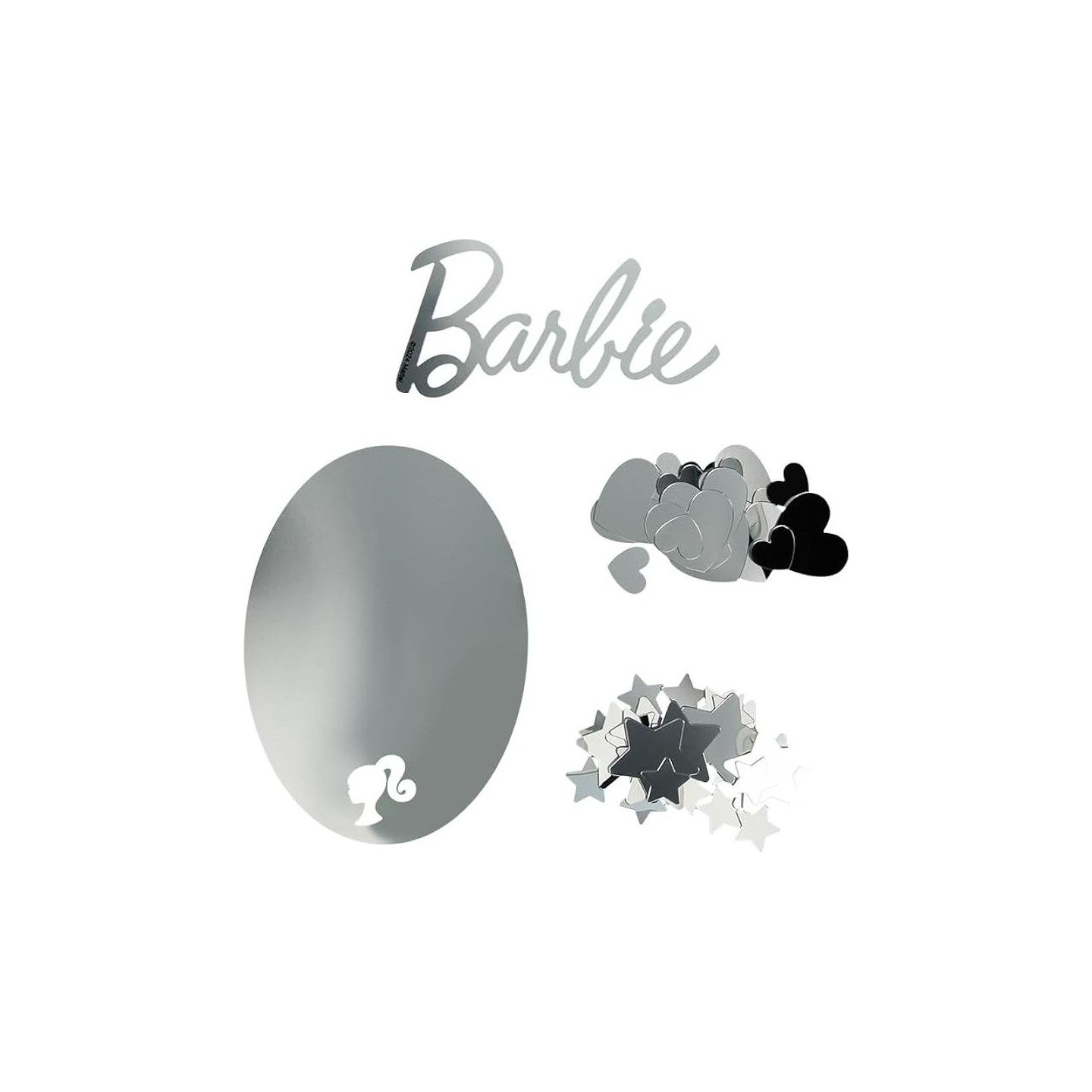 Paladone Barbie Mirror Wall Decals