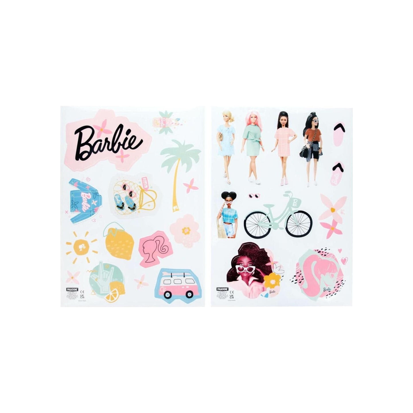 Paladone Barbie Personalisation Wall Decals