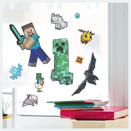 Paladone Minecraft Window Cling Decals