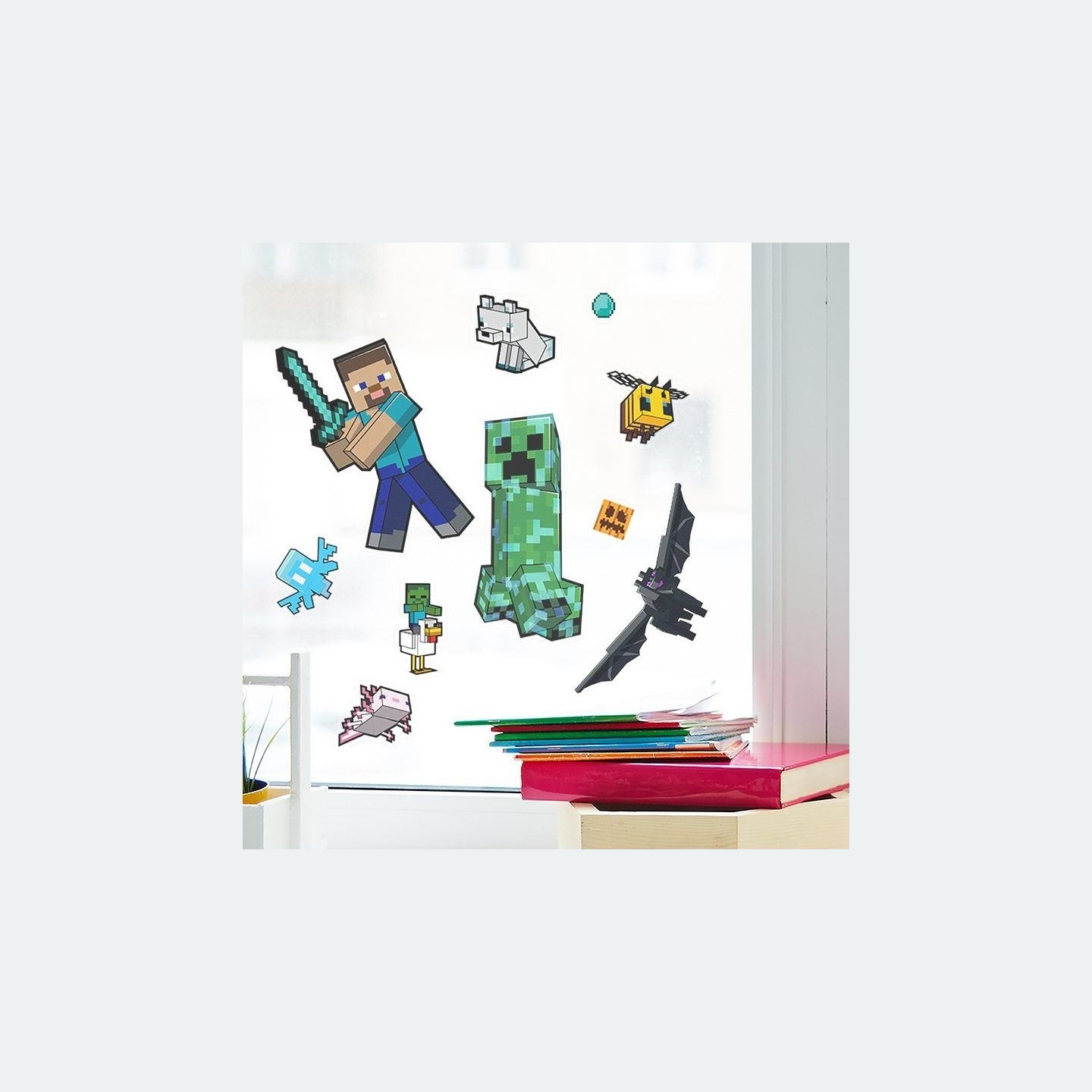Paladone Minecraft Window Cling Decals
