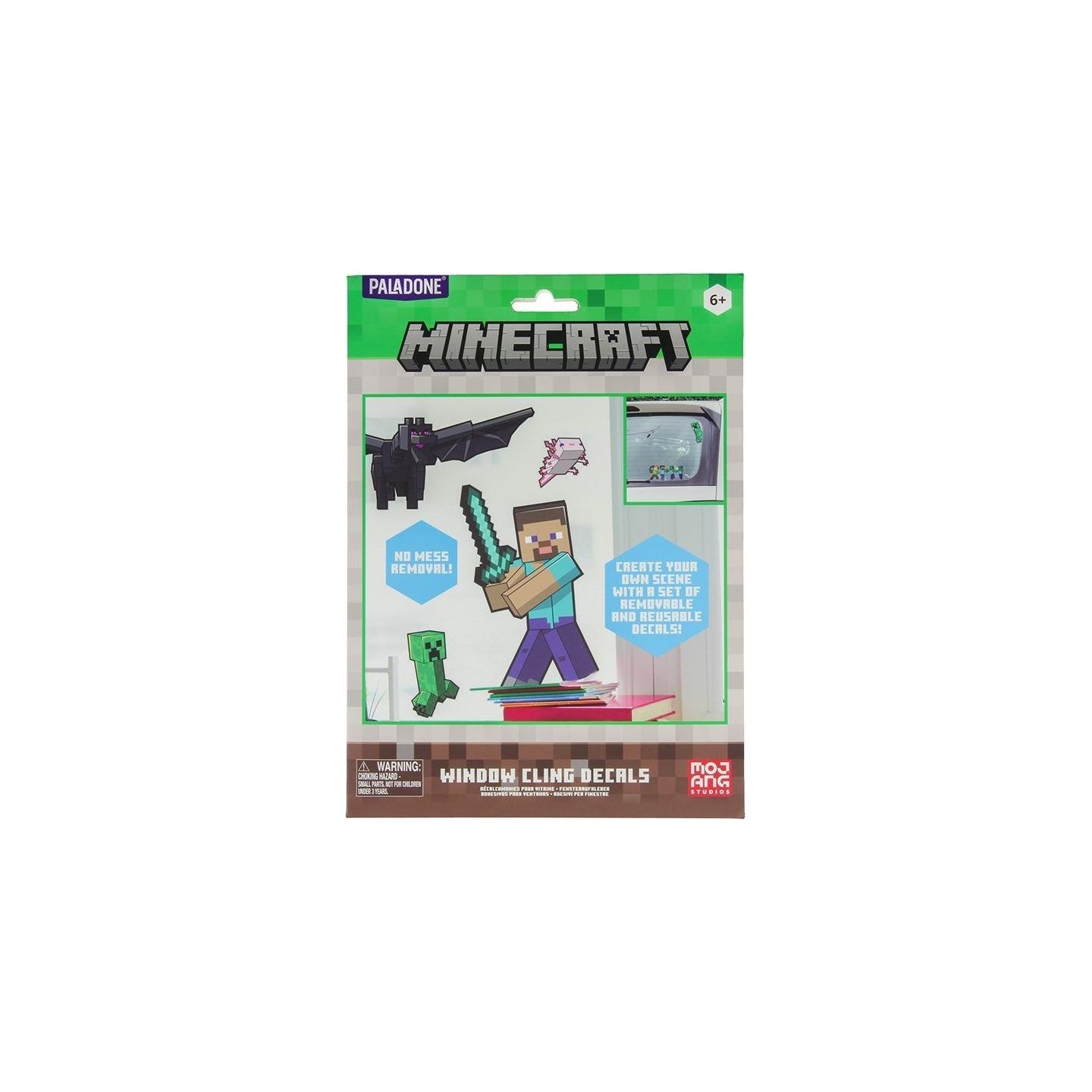 Paladone Minecraft Window Cling Decals