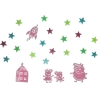 Paladone Peppa Pig Glow in the Dark Wall Decal Stars