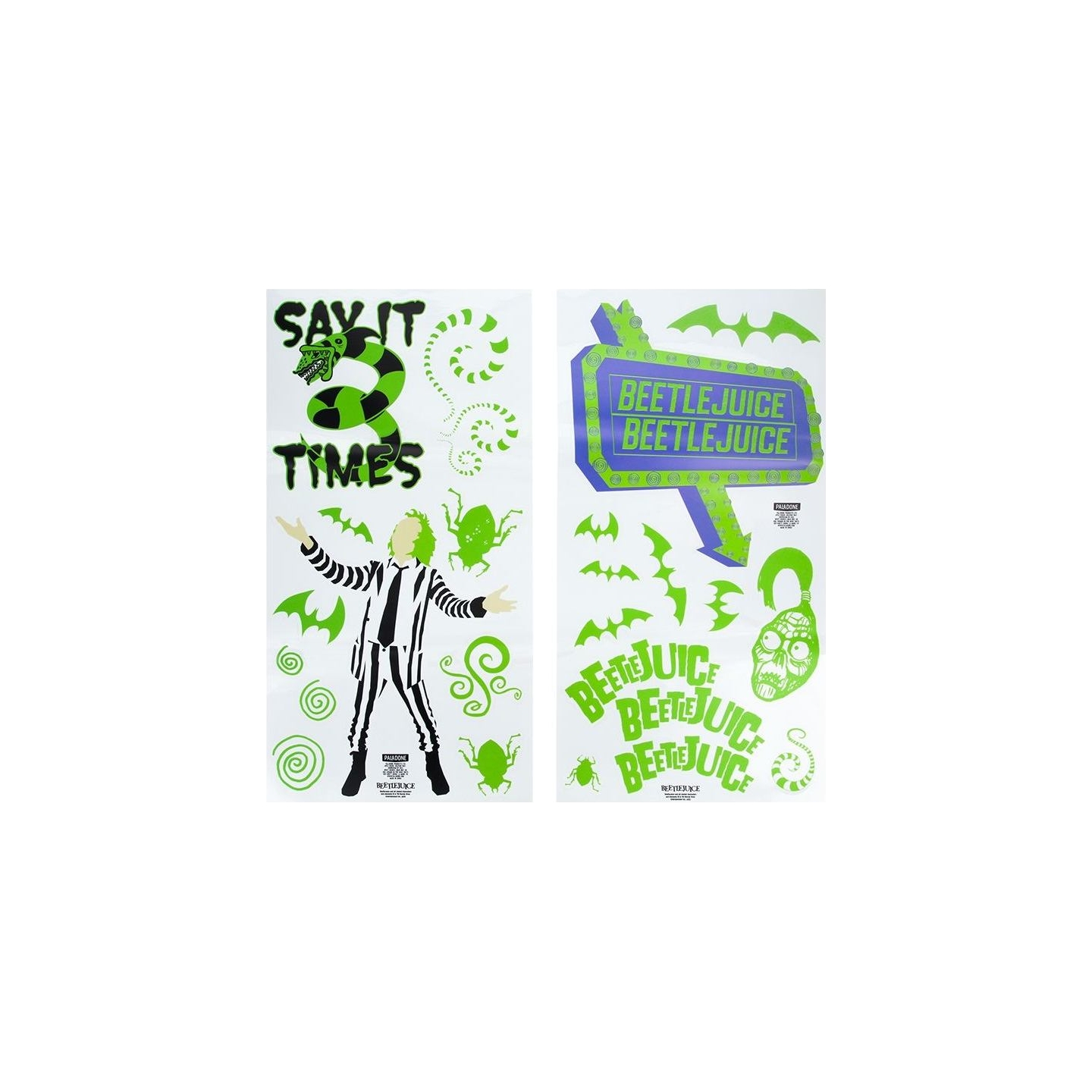 Paladone Beetlejuice Wall Decals