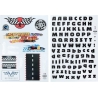 Paladone Hot Wheels Personalisation Wall Decals