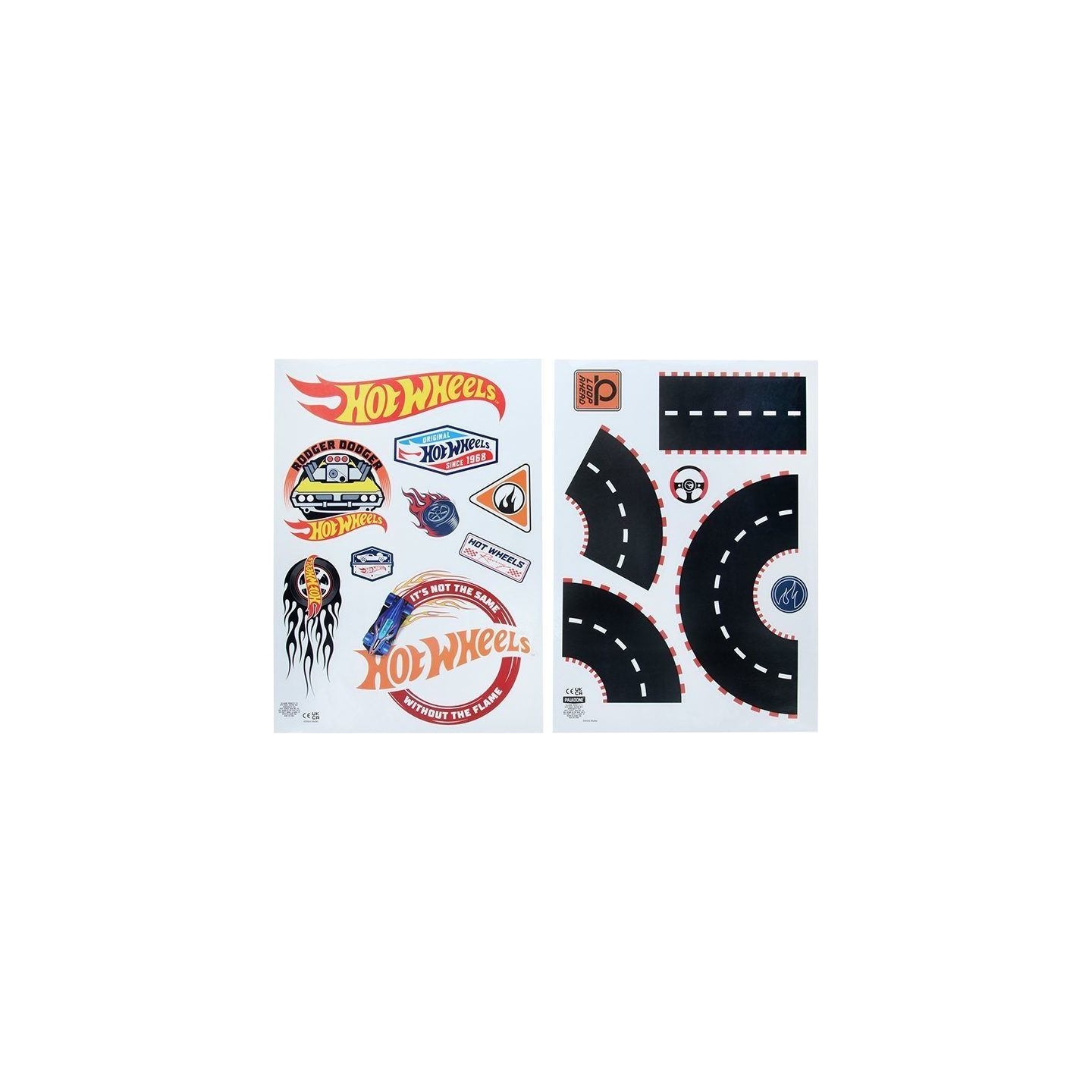 Paladone Hot Wheels Personalisation Wall Decals