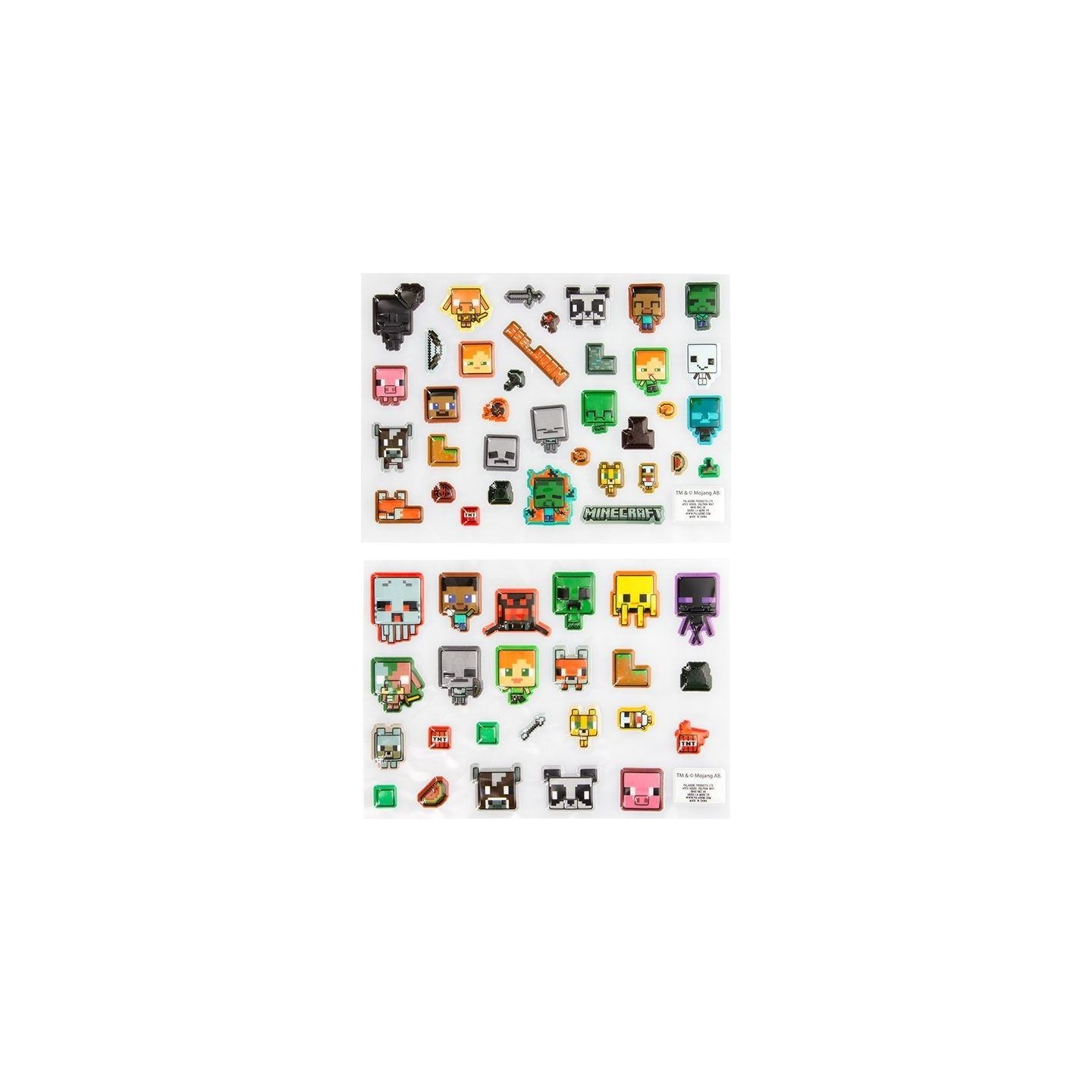 Paladone Minecraft Puffy Gadget Decals