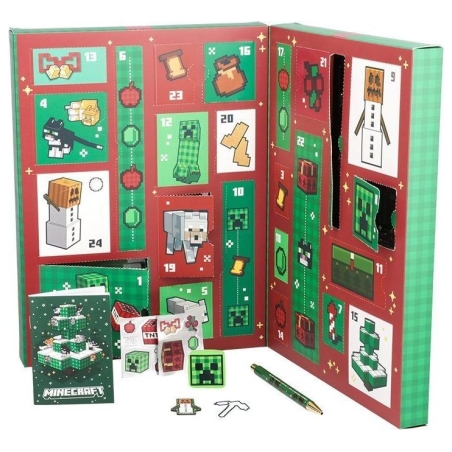 Paladone Minecraft Stationery 24 Days Advent Calendar