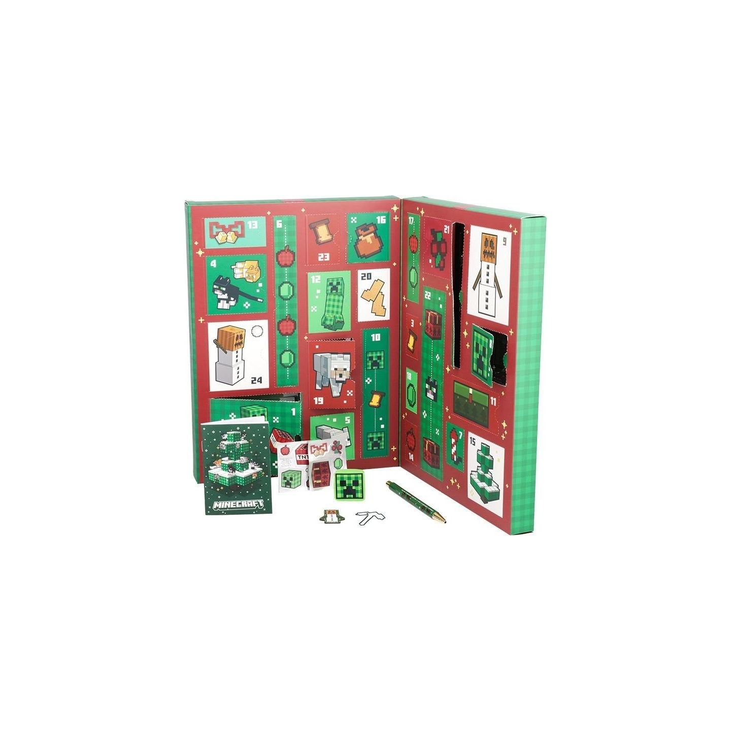 Paladone Minecraft Stationery 24 Days Advent Calendar