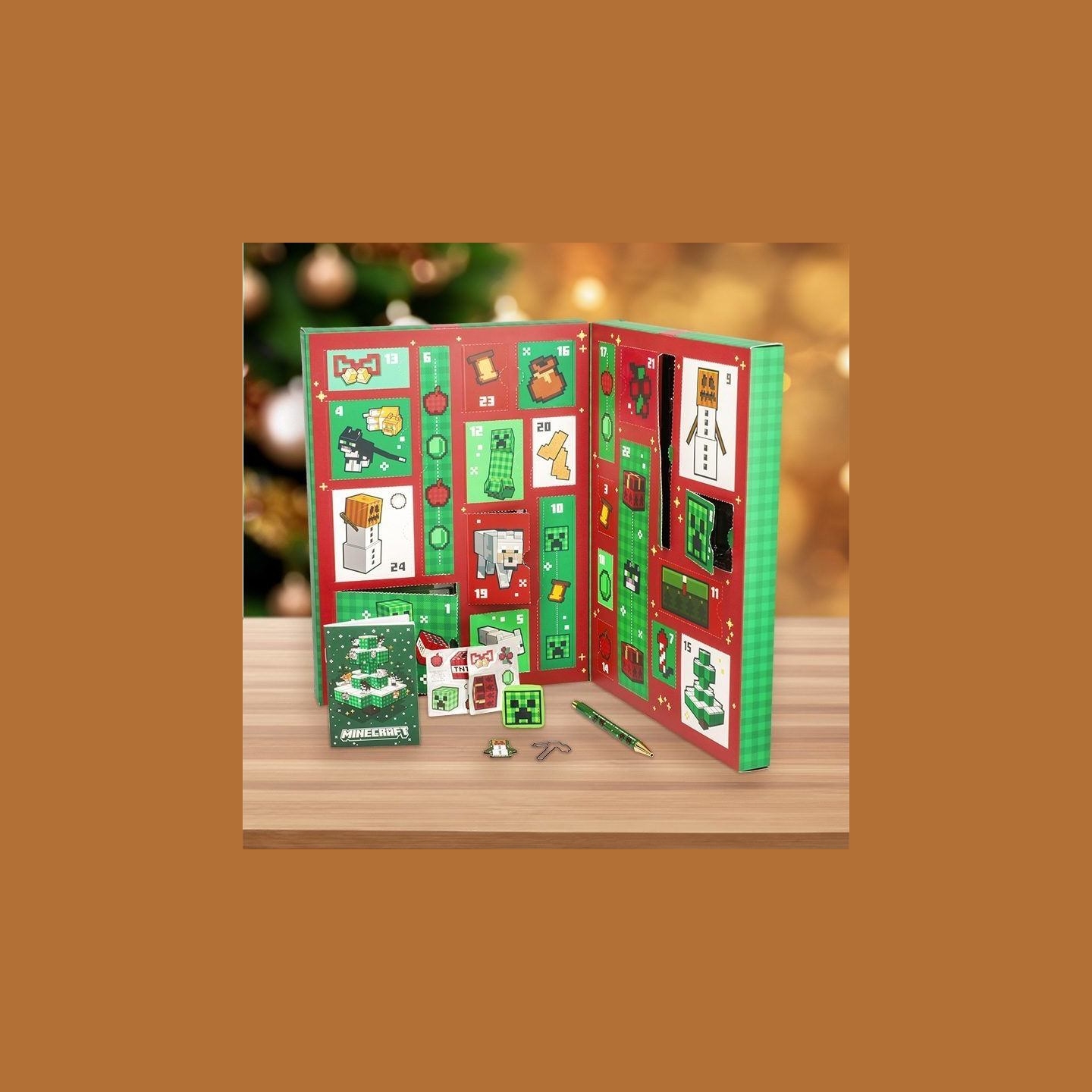 Paladone Minecraft Stationery 24 Days Advent Calendar
