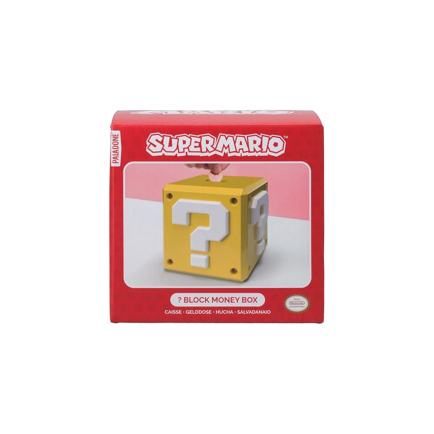 Paladone Super Mario Question Block Money Box