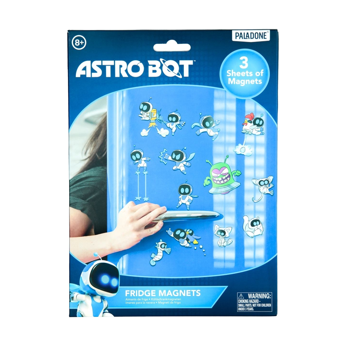Paladone AstroBot Fridge Magnets (3 Sheets With 34 Magnets)