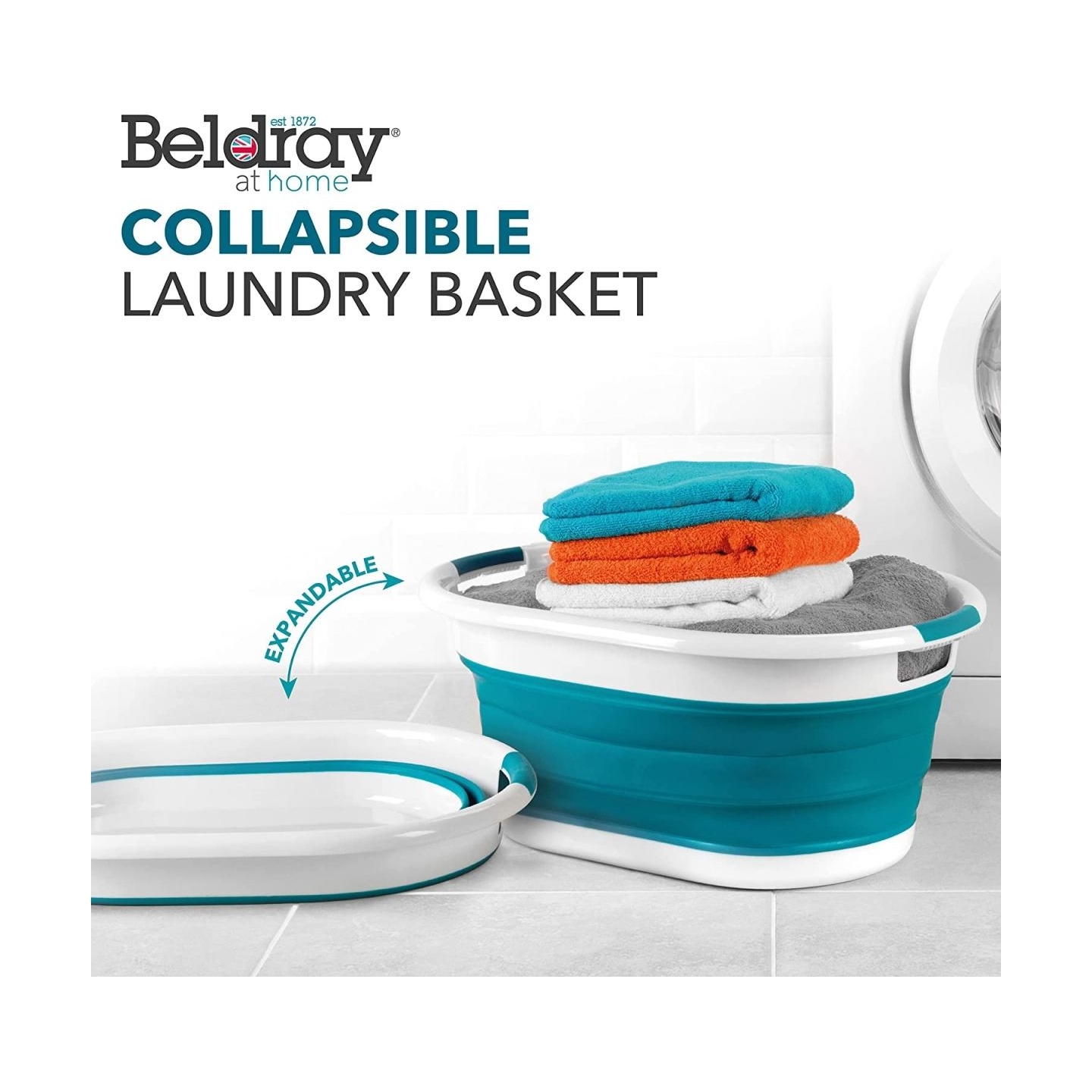 Beldray LA034816TQFEU7 COLLAPSIBLE White/Green