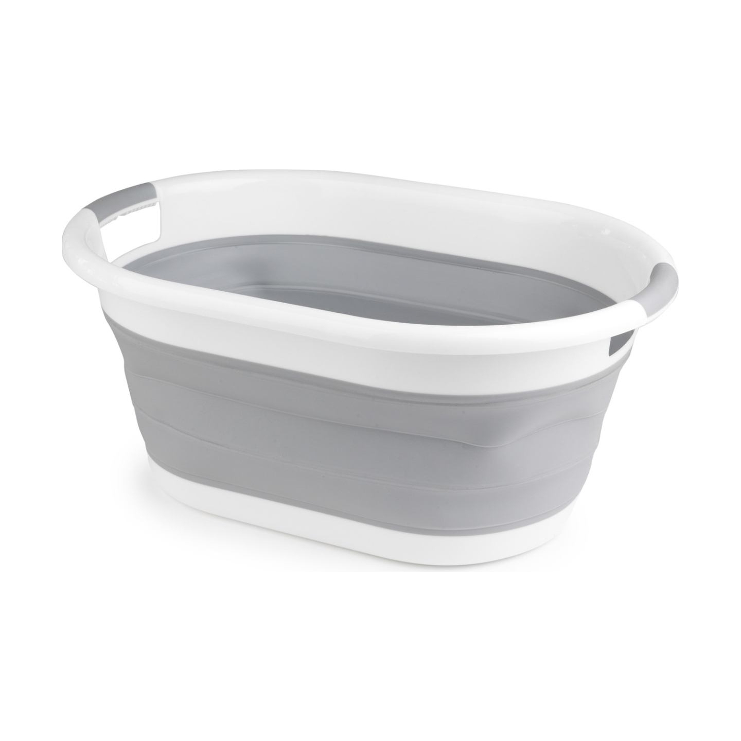 Beldray LA034816FPEU7 Collapsible Laundry Basket 28L White/Grey