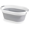 Beldray LA034816FPEU7 Collapsible Laundry Basket 28L White/Grey