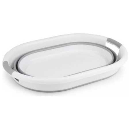 Beldray LA034816FPEU7 Collapsible Laundry Basket 28L White/Grey