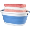 Beldray LA034816CRNFPEU7  Collapsible Laundry Basket  28L White/Blue