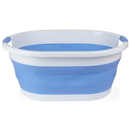 Beldray LA034816CRNFPEU7  Collapsible Laundry Basket  28L White/Blue