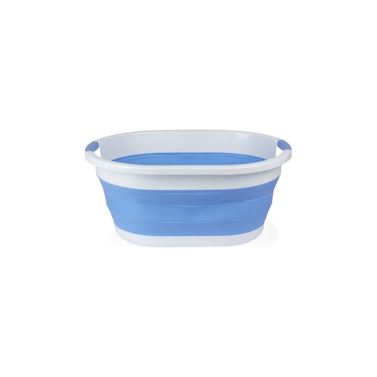 Beldray LA034816CRNFPEU7  Collapsible Laundry Basket  28L White/Blue