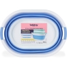 Beldray LA034816CRNFPEU7  Collapsible Laundry Basket  28L White/Blue