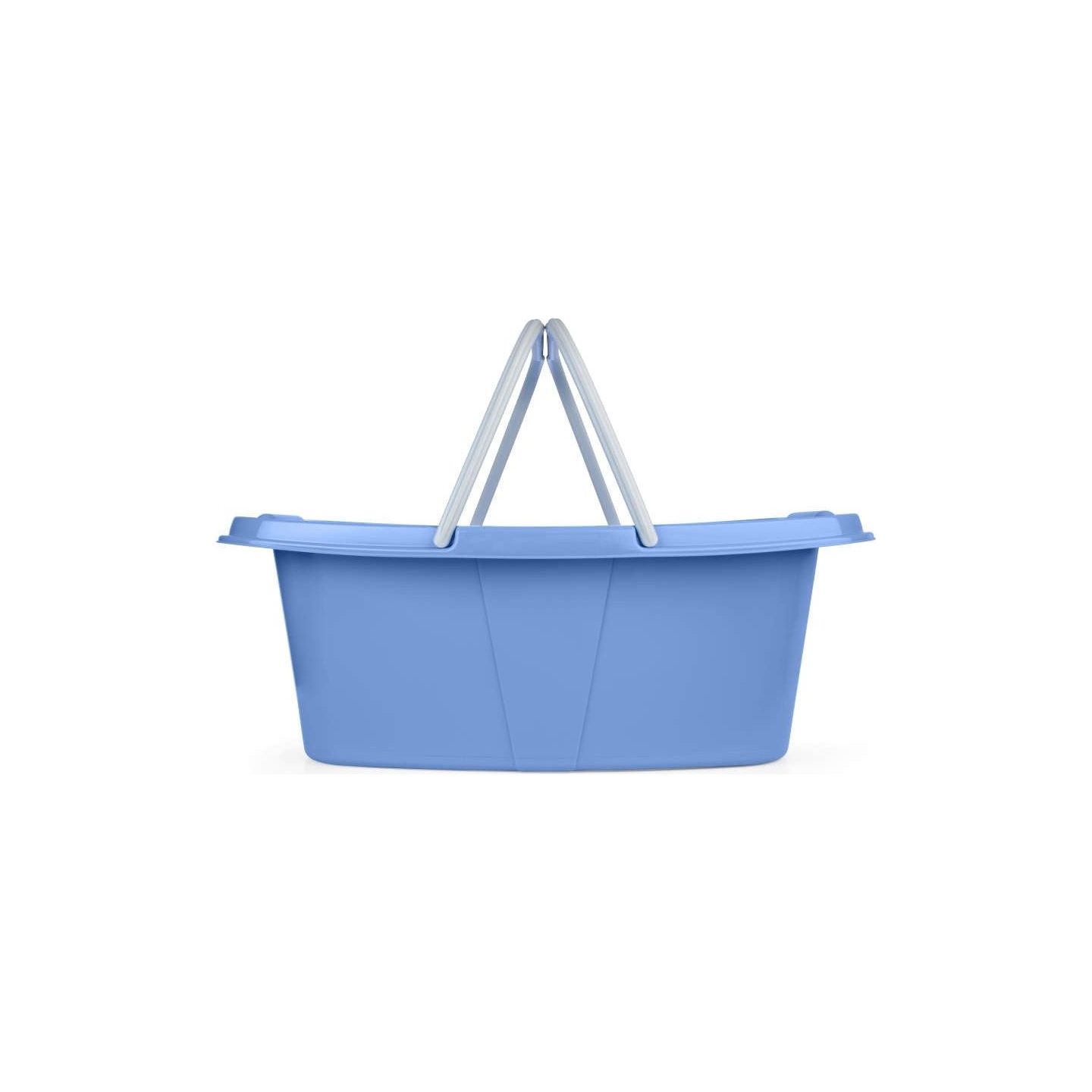 Beldray LA030450CRNFPEU7  Set Of Two Laundry Baskets 2 x 26L, White/Blue