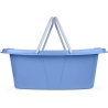 Beldray LA030450CRNFPEU7  Set Of Two Laundry Baskets 2 x 26L, White/Blue