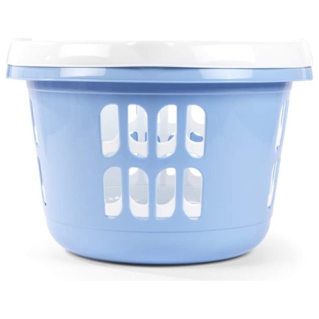 Beldray LA00000174CRNEU7  Set Of Two Laundry Basket  30L, White/Blue