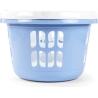 Beldray LA00000174CRNEU7  Set Of Two Laundry Basket  30L, White/Blue