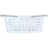 Beldray LA030450PNKFPEU7  Set Of Two Laundry Baskets 2 x 26L, White/Pink