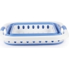 Beldray LA00000152EU7  40L Collapsible Laundry Basket, White/Blue