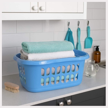 Beldray LA00000175CRNEU7 38L Hip Hugger Laundry Basket