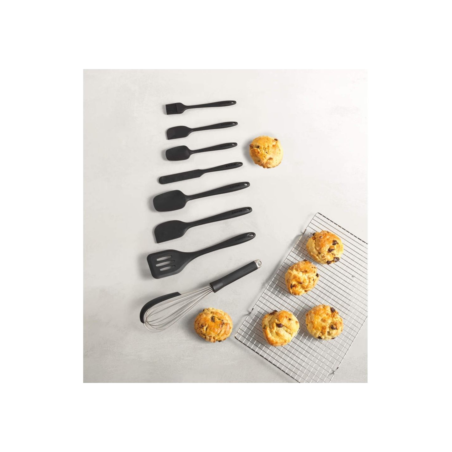 Salter BW128381EU7 Bakes 8-Piece Silicone Utensil Set