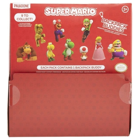 Paladone Super Mario Backpack Buddies CDU Of 24 pcs